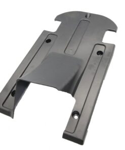 Underskjold, bag (sort plast)