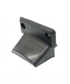 Styrskjold, bag (sort plast)