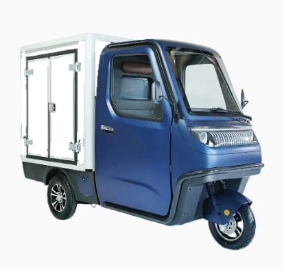 E-Force Cargo blå - van-kabinescooter fra E-Force 📦️🚚