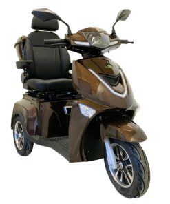 El-scooter E-Force T408-3 i brun